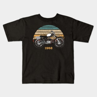 1968 Penton 100 Berkshire Vintage Motorcycle Design Kids T-Shirt